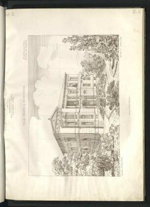 Villa Amann in Bönnigheim. Perspektivische Ansicht