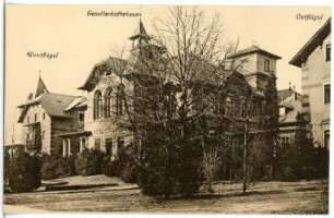 Coswig. Heilstätte Lindenhof, Gesellschaftshaus, Westflügel