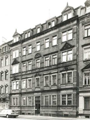 Dresden-Neustadt, Friedensstraße 6. Wohnhaus (1898). Straßenansicht