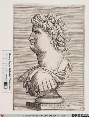 Bildnis ROM: Nero, 5. römischer Kaiser 54-68 (eig. Nero Claudius Caesar)