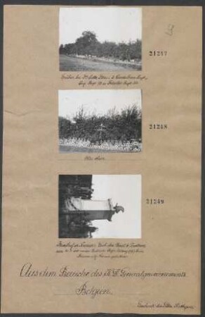 Gräber bei Fe. Jette Foos: 5.Garde Gren. Regt., Inf. Regt 93 und Feld Art. Regt. 55