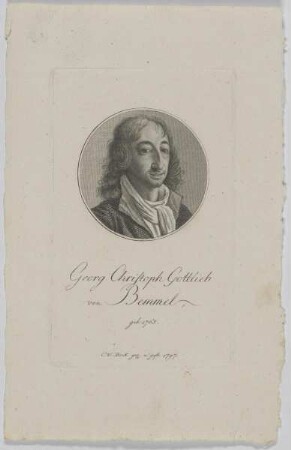 Bildnis des Georg Christoph Gottlieb von Bemmel
