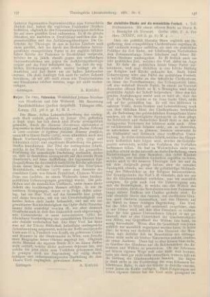 137 [Rezension] Mejer, Otto, Febronius. Weihbischof Johann Nicolaus von Hontheim und sein Widerruf