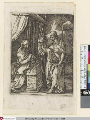 [Le sauveur victorieux apparoissant à sa mère; Christ Appearing to Mary; Christus erscheint Maria]