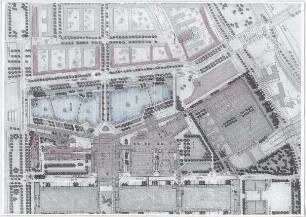 Hansjakob, Gottfried; München - Riem; Neue Messe München, Messestadt Riem - Eingangsbereich West (Lageplan)