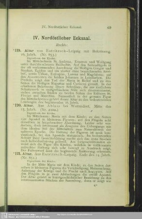 IV. Nordöstlicher Ecksaal