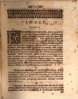 Diss. inaug. de renovatione