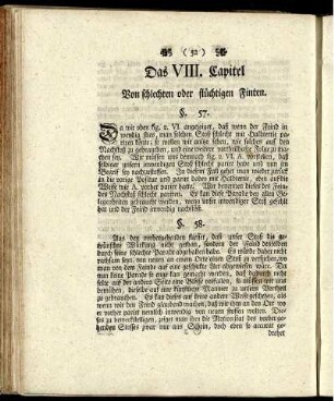 Das VIII. Capitel Von schlechten oder flüchtigen Finten.