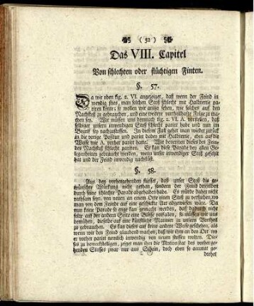 Das VIII. Capitel Von schlechten oder flüchtigen Finten.