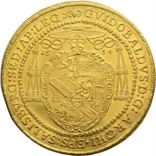 Münze, 10 Dukaten, 1654