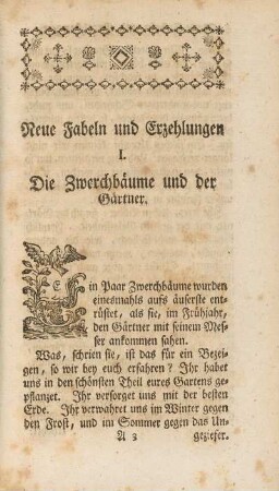 Neue Fabeln und Erzehlungen.