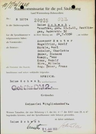Schwab, Luise