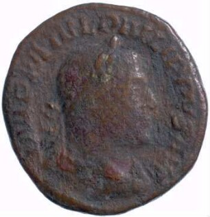 Münze, Sesterz, 248
