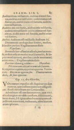 Cap. 29, de Adverbio.