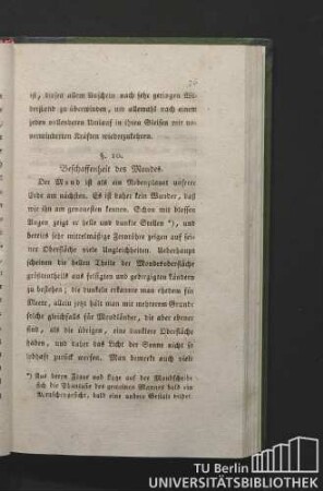 §. 10. Beschaffenheit des Mondes.