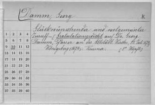 Damm, Georg - Darjes, Joachim Georg