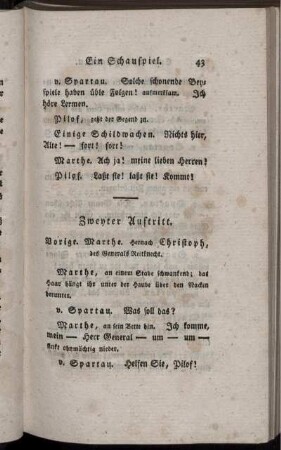 Zweyter Auftritt. Vorige. Marthe. Hernach Christoph, des Generals Reitknecht.