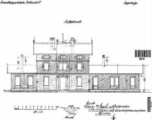 Bad Liebenzell: Empfangsgebäude mit Anbauten Ansicht (Zufahrt)
