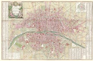 Plan de la Ville et Faubourg De Paris : Avec Tous Ses Accroissemens Et la Nouvelle Enceinte des Barrieres de cette Capitale