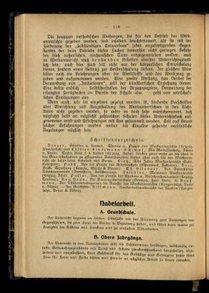 Nadelarbeit