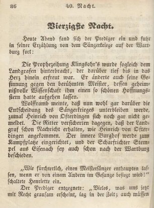 Vierzigste Nacht
