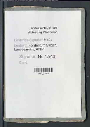 Renteirechnung des Amtes Siegen (zusammengestellt durch den Rentmeister Chun Schwartz)