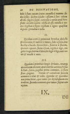 IX. De Regula.