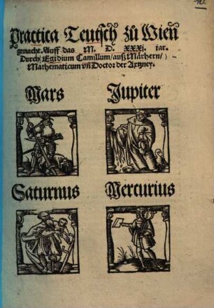 Practica Teutsch : zu Wien gemacht das M.D. XXXI. iar