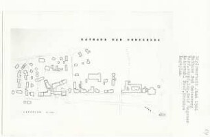 Rathaus, Bonn-Bad Godesberg (Diplomarbeit bei Bernhard Hermkes): Lageplan 1:500