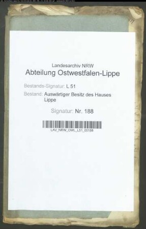 Ansprüche Schaumburg-Lippes gegen Lippe-Detmold wegen Vianen