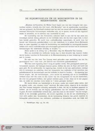 3.Ser. 4.1924: De Rijksmiddelen en de Monumenten in de Negentiende Eeuw