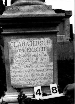 Grabstein E I A/4/8 (Detailaufnahme)