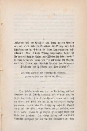 75-118 Ueber das Studium der heiligen Schrift
