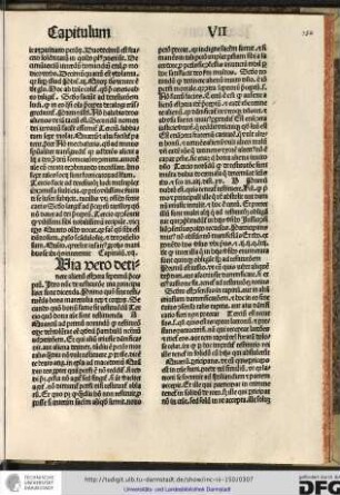 [Q]uia vero detinere alienum est contra vii preceptum, ideo nunc de restitutione tria principaliter sunt dicenda, primo quomodo sint restituenda bona materialia rerum et corporum...