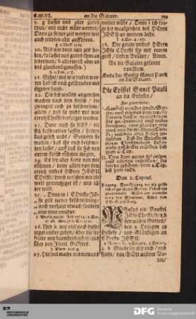 Die Epistel S. Pauli an die Epheser.