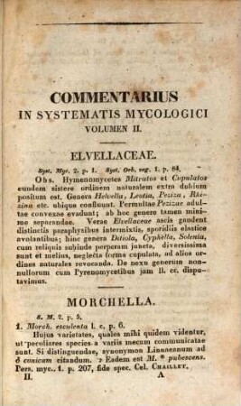 Elenchus fungorum : sistens commentarium in systema mycologicum, 2