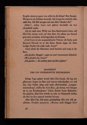 Krankheit und ein unverhofftes Wiedersehen