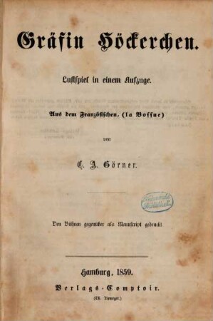 Das Theater des Auslandes. 8. 1858/59, H. 5