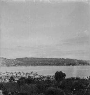 Panoramaaufnahme : Panoramaaufnahme der Bucht von Mwanza