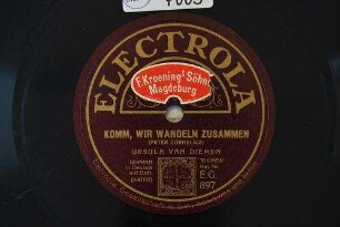 Komm, wir wandeln zusammen / (Peter Cornelius)