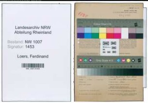 Entnazifizierung Ferdinand Loers , geb. 28.08.1885 (Gastwirt)