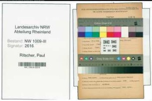 Entnazifizierung Paul Ritscher , geb. 27.09.1894 (Geschaeftsfuehrer)