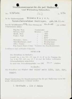 Mayer, Wilhelm