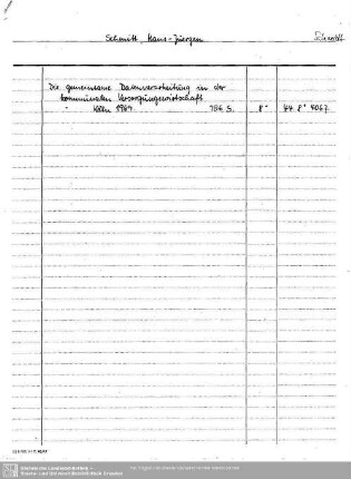 Schmidt, Hans-Juergen
