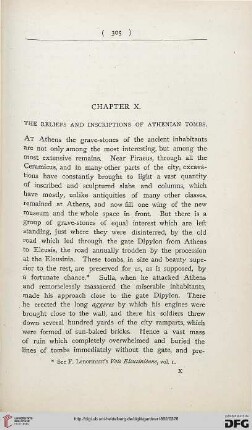 Chapter X: The reliefs and inscriptions of Athenian tombs