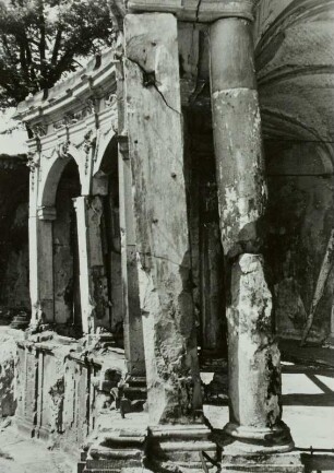 Dresden, Zwinger, Ruine des Wallpavillons