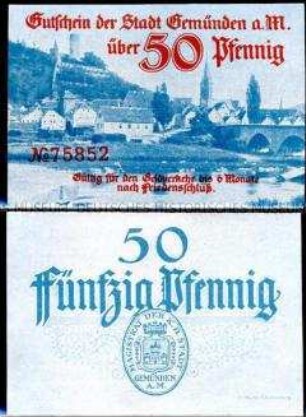Gemünden am Main 50 Pfennig
