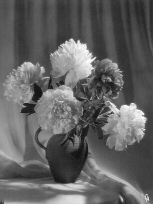 Vase mit Chrysanthemen