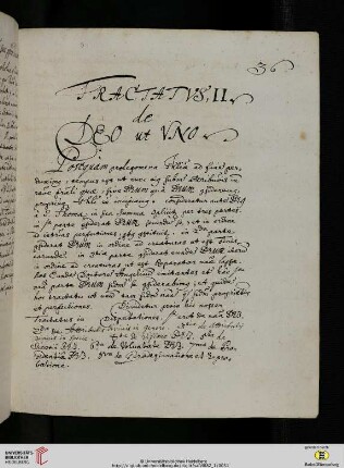 Tractatus Secundus