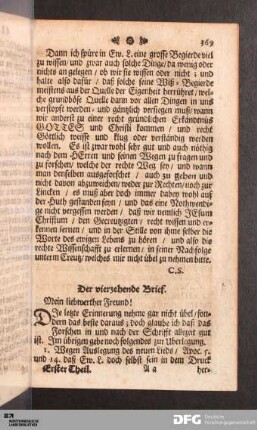 Der vierzehende Brief.